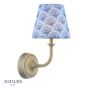 Joules Apsley Rechargeable Wall Light Matt Antique Brass With Shade LED