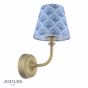 Joules Apsley Rechargeable Wall Light Matt Antique Brass With Shade LED