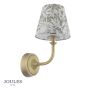 Joules Apsley Rechargeable Wall Light Matt Antique Brass With Shade LED