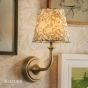 Joules Apsley Rechargeable Wall Light Matt Antique Brass With Shade LED