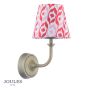 Joules Apsley Rechargeable Wall Light Matt Antique Brass With Shade LED