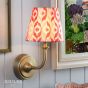 Joules Apsley Rechargeable Wall Light Matt Antique Brass With Shade LED