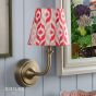 Joules Apsley Rechargeable Wall Light Matt Antique Brass With Shade LED