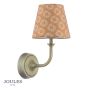 Joules Apsley Rechargeable Wall Light Matt Antique Brass With Shade LED