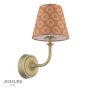 Joules Apsley Rechargeable Wall Light Matt Antique Brass With Shade LED