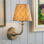 Joules Apsley Rechargeable Wall Light Matt Antique Brass With Shade LED