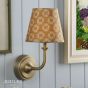 Joules Apsley Rechargeable Wall Light Matt Antique Brass With Shade LED