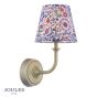 Joules Apsley Rechargeable Wall Light Matt Antique Brass With Shade LED