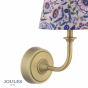 Joules Apsley Rechargeable Wall Light Matt Antique Brass With Shade LED