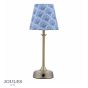 Joules Apsley Rechargeable Table Lamp Matt Antique Brass With Shade LED