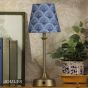 Joules Apsley Rechargeable Table Lamp Matt Antique Brass With Shade LED
