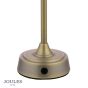 Joules Apsley Rechargeable Table Lamp Matt Antique Brass With Shade LED