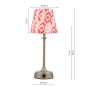Joules Apsley Rechargeable Table Lamp Matt Antique Brass With Shade LED