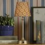 Joules Apsley Rechargeable Table Lamp Matt Antique Brass With Shade LED