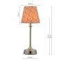 Joules Apsley Rechargeable Table Lamp Matt Antique Brass With Shade LED