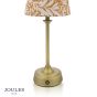 Joules Apsley Rechargeable Table Lamp Matt Antique Brass With Shade LED