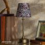 Joules Apsley Rechargeable Table Lamp Matt Antique Brass With Shade LED