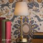 Joules Apsley Rechargeable Table Lamp Matt Antique Brass With Shade LED