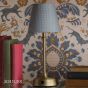 Joules Apsley Rechargeable Table Lamp Matt Antique Brass With Shade LED