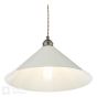 Audley End Pendant Rubbed Bronze and Cream