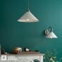 Audley End Pendant Rubbed Bronze and Cream