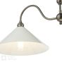 Audley End 2 Light Bar Pendant Rubbed Bronze and Cream