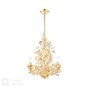 Audley End 3 Light Pendant Gold Leaf