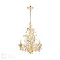 Audley End 3 Light Pendant Gold Leaf