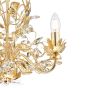 Audley End 3 Light Pendant Gold Leaf
