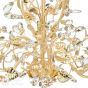 Audley End 3 Light Pendant Gold Leaf