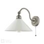 Audley End Wall Light Rubbed Bronze and Cream