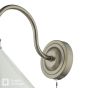 Audley End Wall Light Rubbed Bronze and Cream