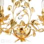 Audley End 2 Light Wall Light Gold Leaf