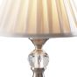 Beau Touch Table Lamp Satin Chrome With Shade (Multipack)