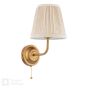 Belsay Hall Wall Light Antique Bronze With Shade