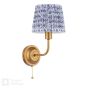 Belsay Hall Wall Light Antique Bronze With Shade
