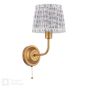 Belsay Hall Wall Light Antique Bronze With Shade
