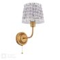 Belsay Hall Wall Light Antique Bronze With Shade