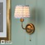 Belsay Hall Wall Light Antique Bronze With Shade