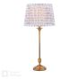 Belsay Hall Table Lamp Antique Bronze With Shade