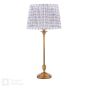 Belsay Hall Table Lamp Antique Bronze With Shade