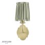Joules Blickling Wall Light Matt Antique Brass With Shade