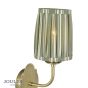 Joules Blickling Wall Light Matt Antique Brass With Shade