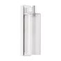 Bevin Bathroom Wall Light Polished Chrome and Ribbed Glass IP44