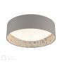 Birch 2 Light Flush Taupe and Multi Coloured