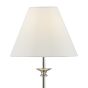 Blenheim Table Lamp Polished Nickel With Shade (Multipack)