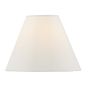 Blenheim Ivory Faux Silk Tapered Drum Shade 21cm