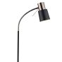 Bond Task Floor Lamp Matt Black and Polished Copper