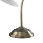 Boston Table Lamp Antique Brass and Opal Glass