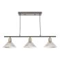Boyd 3 Light Bar Antique Brass with Glass Shade